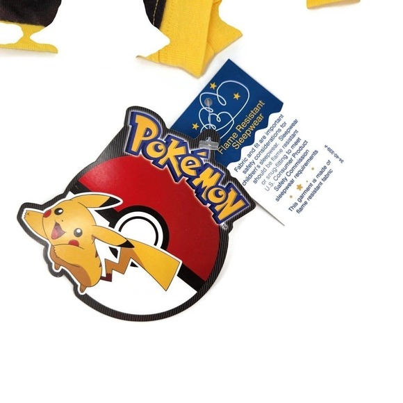 Pokemon Boys Long Sleeve Pajamas Set, 2-Piece, "Gotta Catch'em All!" Size 4/5 - Picture 5 of 7